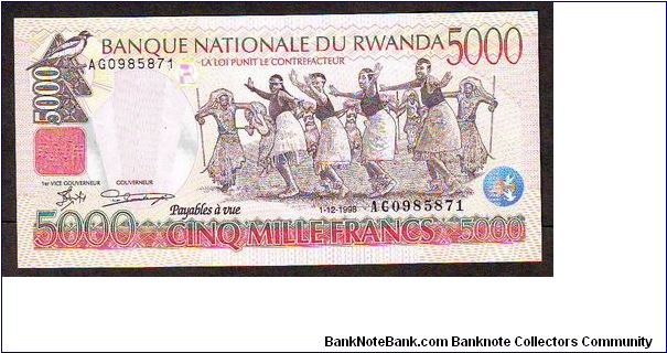 5000 f Banknote