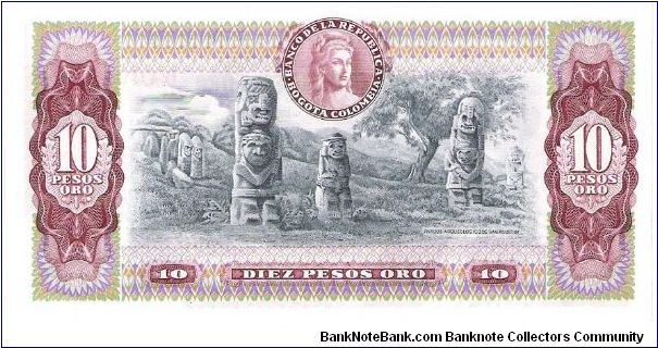 Banknote from Colombia year 1975