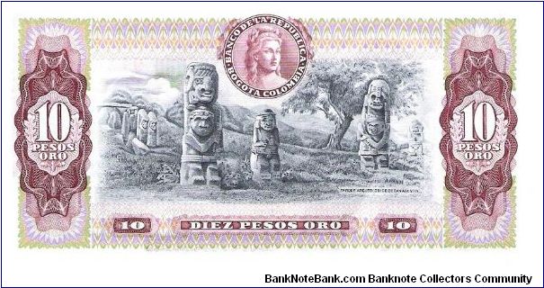 Banknote from Colombia year 1979