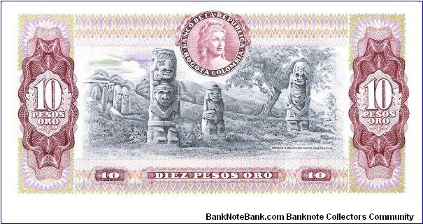 Banknote from Colombia year 1980