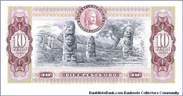 Banknote from Colombia year 1980