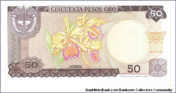 Banknote from Colombia year 1970