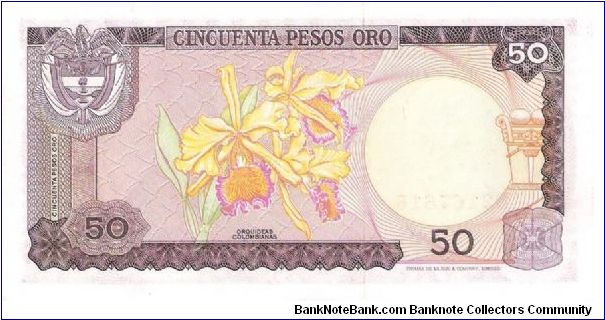 Banknote from Colombia year 1973