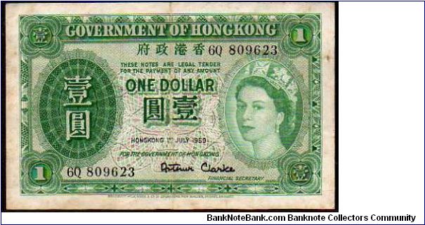 1 Dollar__
Pk 324 Ab

01-July-1959
 Banknote