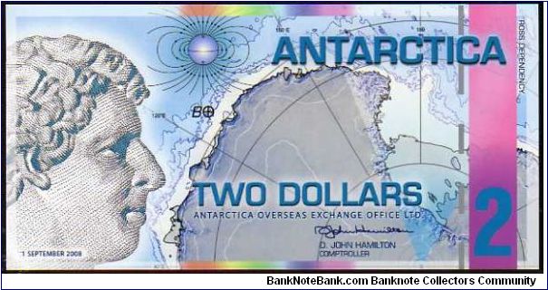 *ANTARTICA*
__

2 Dollars__

Pk NL__

01-September-2008__

Polymer
 Banknote
