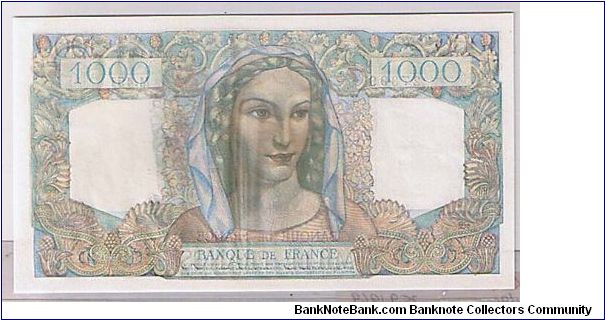 Banknote from France year 1950