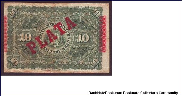 Banknote from Cuba year 1896