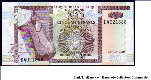 50 Francs__

Pk 36__

05-February-2005
 Banknote