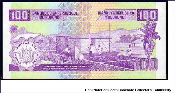 Banknote from Burundi year 2006