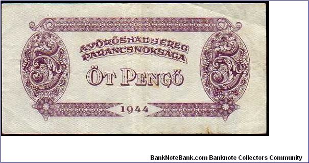 Banknote from Hungary year 1944