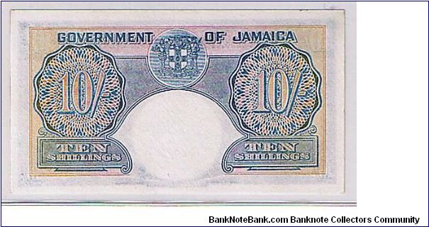 Banknote from Jamaica year 1940