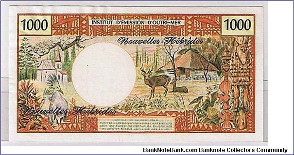 Banknote from French Polynesia year 1970