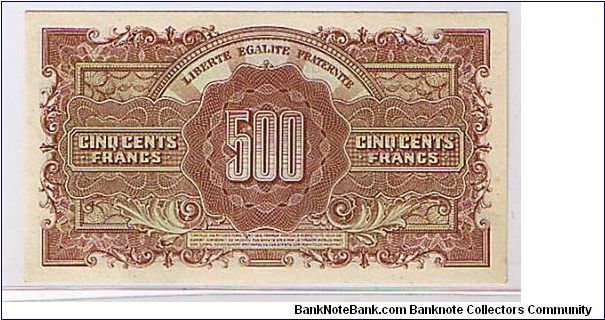 Banknote from France year 1944