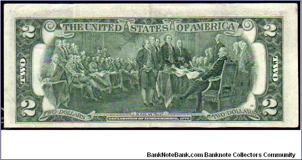 Banknote from USA year 1976