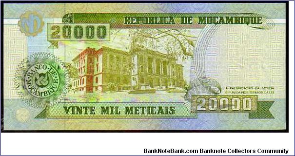Banknote from Mozambique year 1999