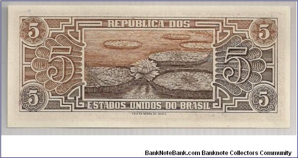 Banknote from Brazil year 1961