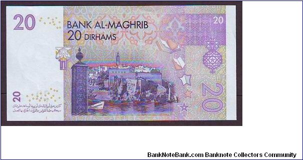 Banknote from Morocco year 2002