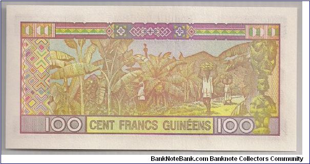 Banknote from Guinea year 1998