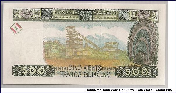 Banknote from Guinea year 1998