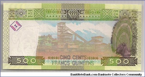 Banknote from Guinea year 2006