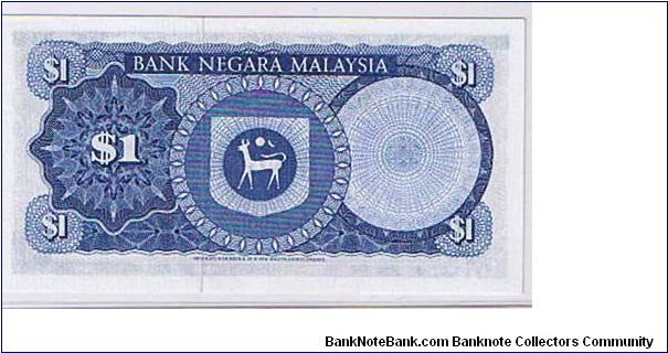 Banknote from Malaysia year 1970