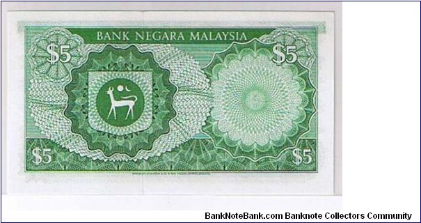 Banknote from Malaysia year 1970