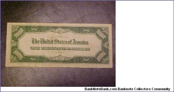 Banknote from USA year 1934