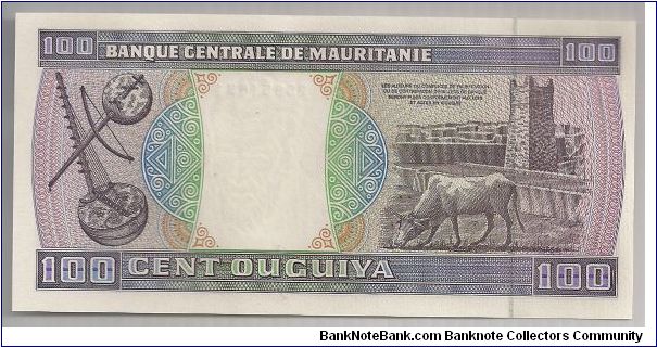Banknote from Mauritania year 1996