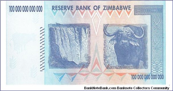 Banknote from Zimbabwe year 2008