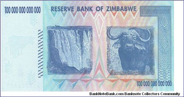 Banknote from Zimbabwe year 2008