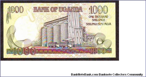 Banknote from Uganda year 2006