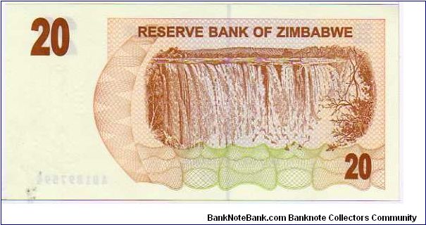 Banknote from Zimbabwe year 2006