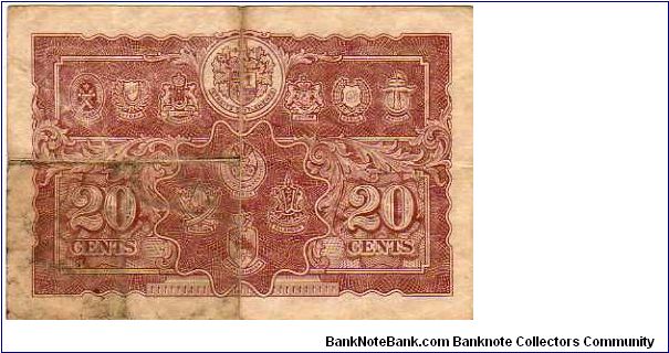 Banknote from Malaysia year 1941