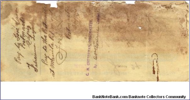 Banknote from Philippines year 1907