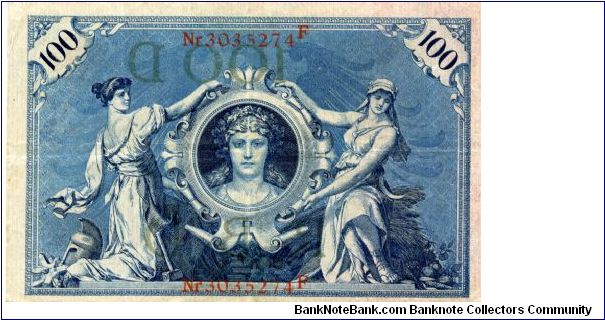 Banknote from Germany year 1908