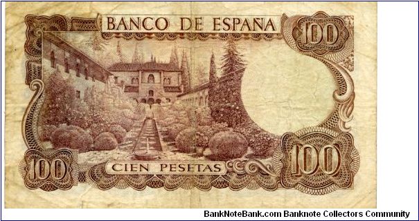 Banknote from Spain year 1970