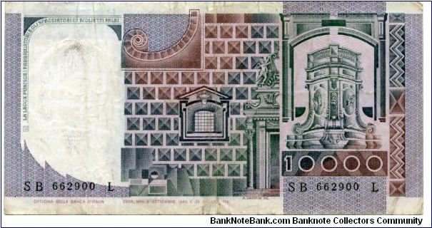 Banknote from Italy year 1978