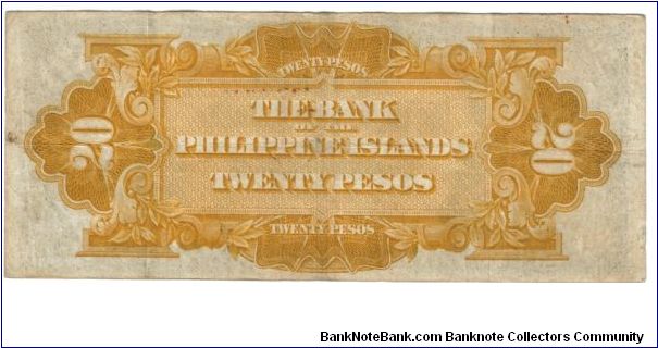 Banknote from Philippines year 1933