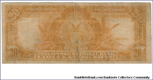 Banknote from Philippines year 1921