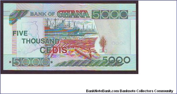 Banknote from Ghana year 2006