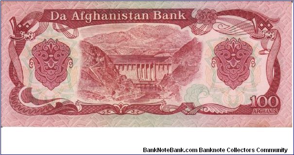 Banknote from Afghanistan year 1991