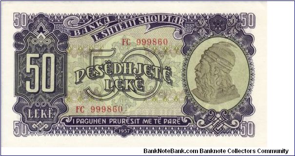 50 Leke P29a Banknote