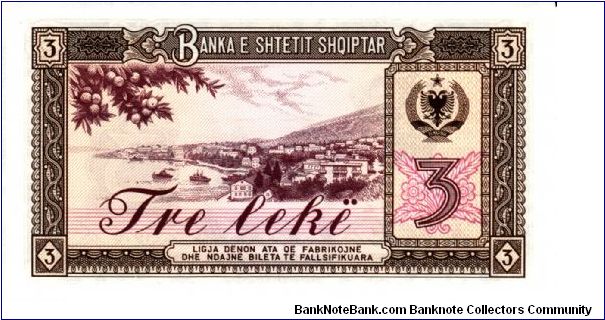 Banknote from Albania year 1976