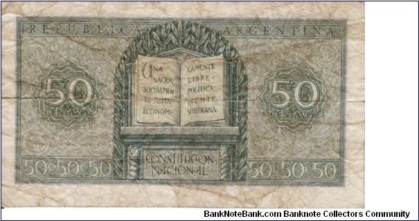 Banknote from Argentina year 1951