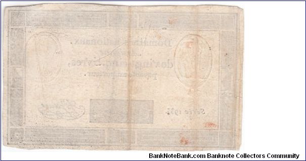 Banknote from France year 1793