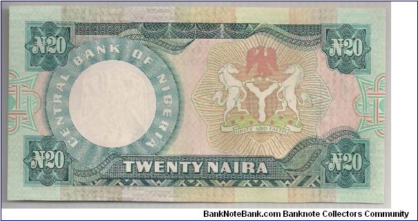 Banknote from Nigeria year 2005