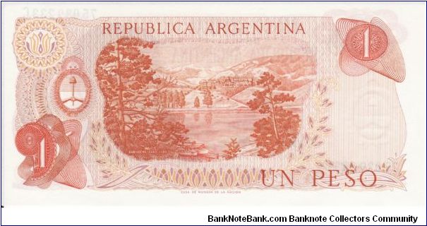 Banknote from Argentina year 1970