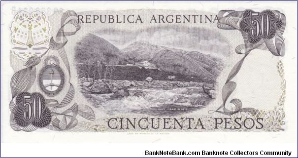 Banknote from Argentina year 1976