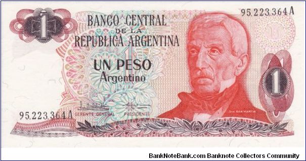 1 Peso Argentino P311a Banknote