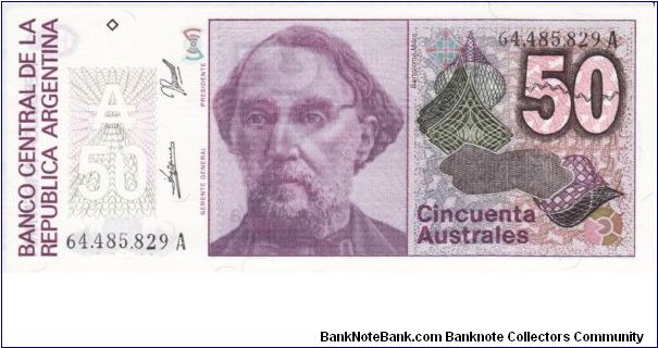 50 Australes 326b Banknote